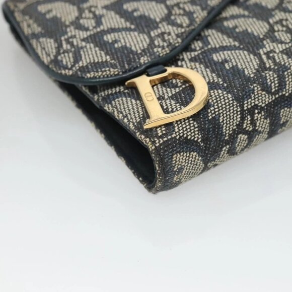 Christian Dior Trotter Canvas Day Planner Cover Navy Auth 126723 - Picture 11 of 16